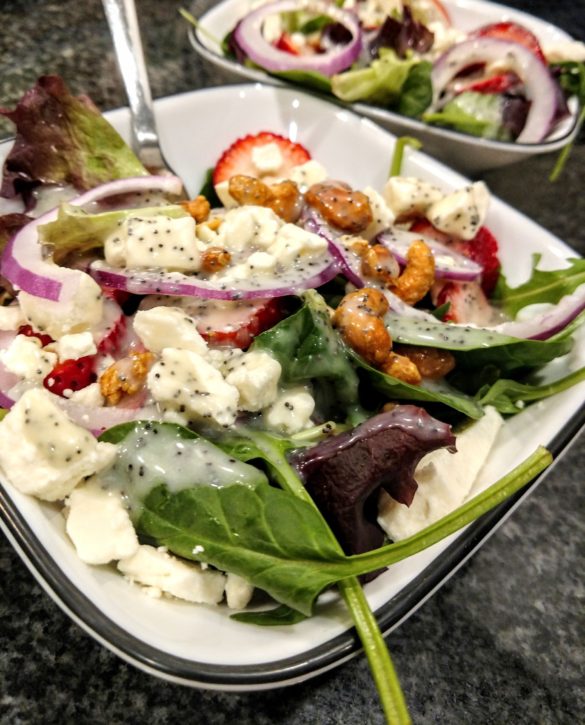 Berry Crunch Salad With Poppy Seed Dressing Just The Fucking Recipe