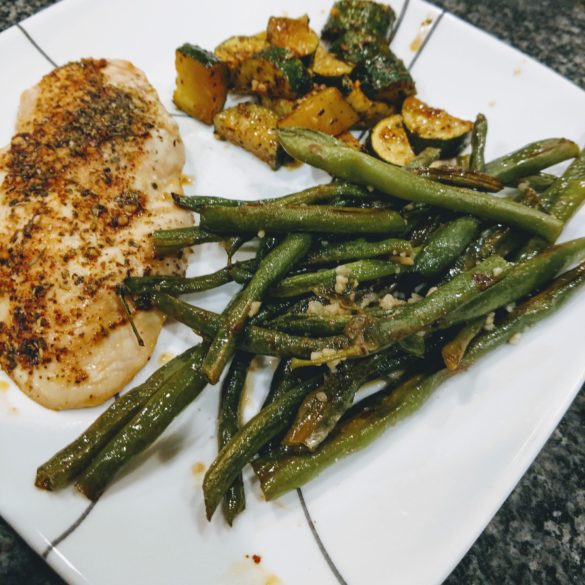 Roasted Italian Chicken Sheet Pan Dinner